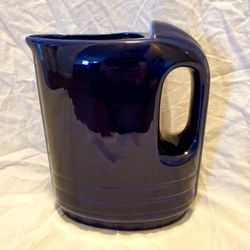 Vintage Art Deco Westinghouse Blue Pitcher