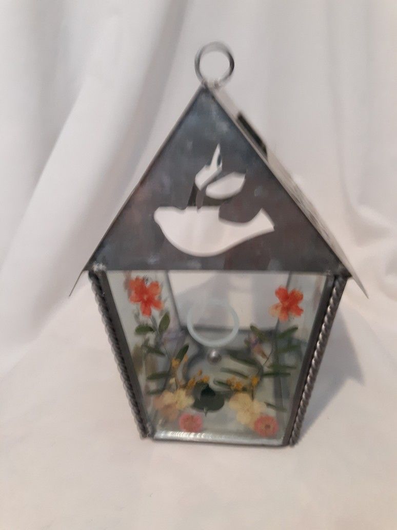 Dried Flowers In Glass Decor