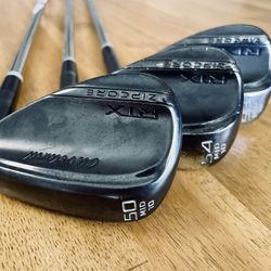 Cleveland RTX Zipcore 50/54/58 Blackout Wedge Set for Sale in San Pedro, CA  - OfferUp