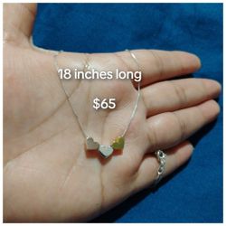 925 Sterling Silver Necklaces/Collares De Plata 925 