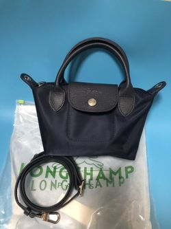 "LongChamp Le Pliage Neo Mini pouch with Shoulder Strap 