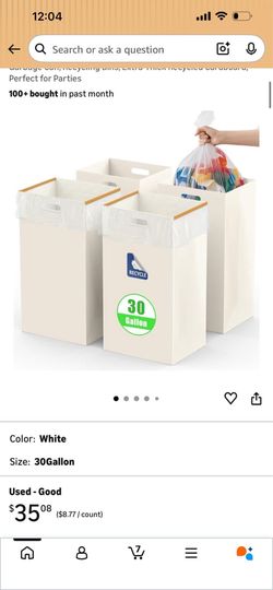 Disposable trash cans