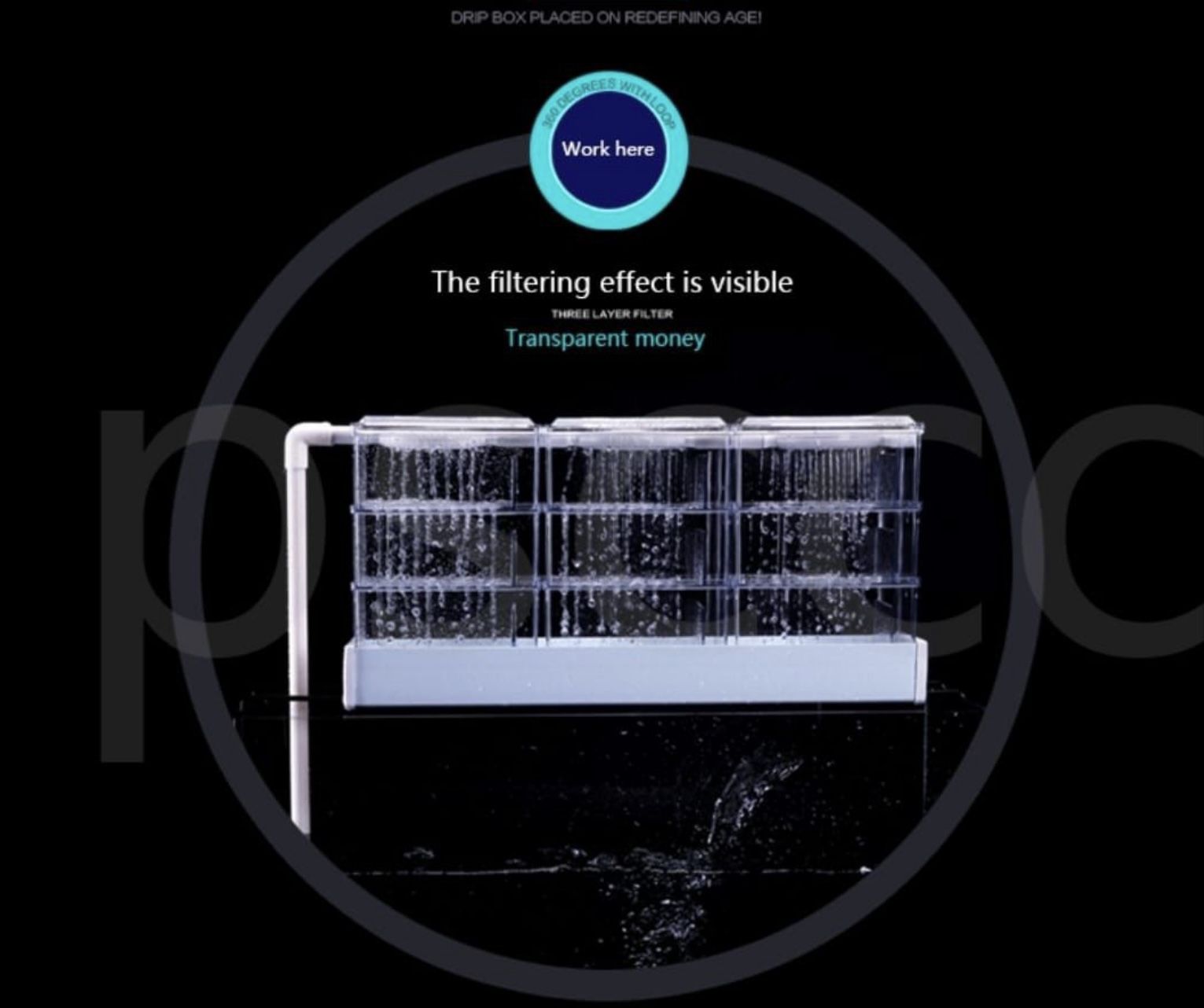 Rain Drip Filter Tank For Aquarium