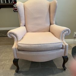 Vintage Wing Back Accent Chairs