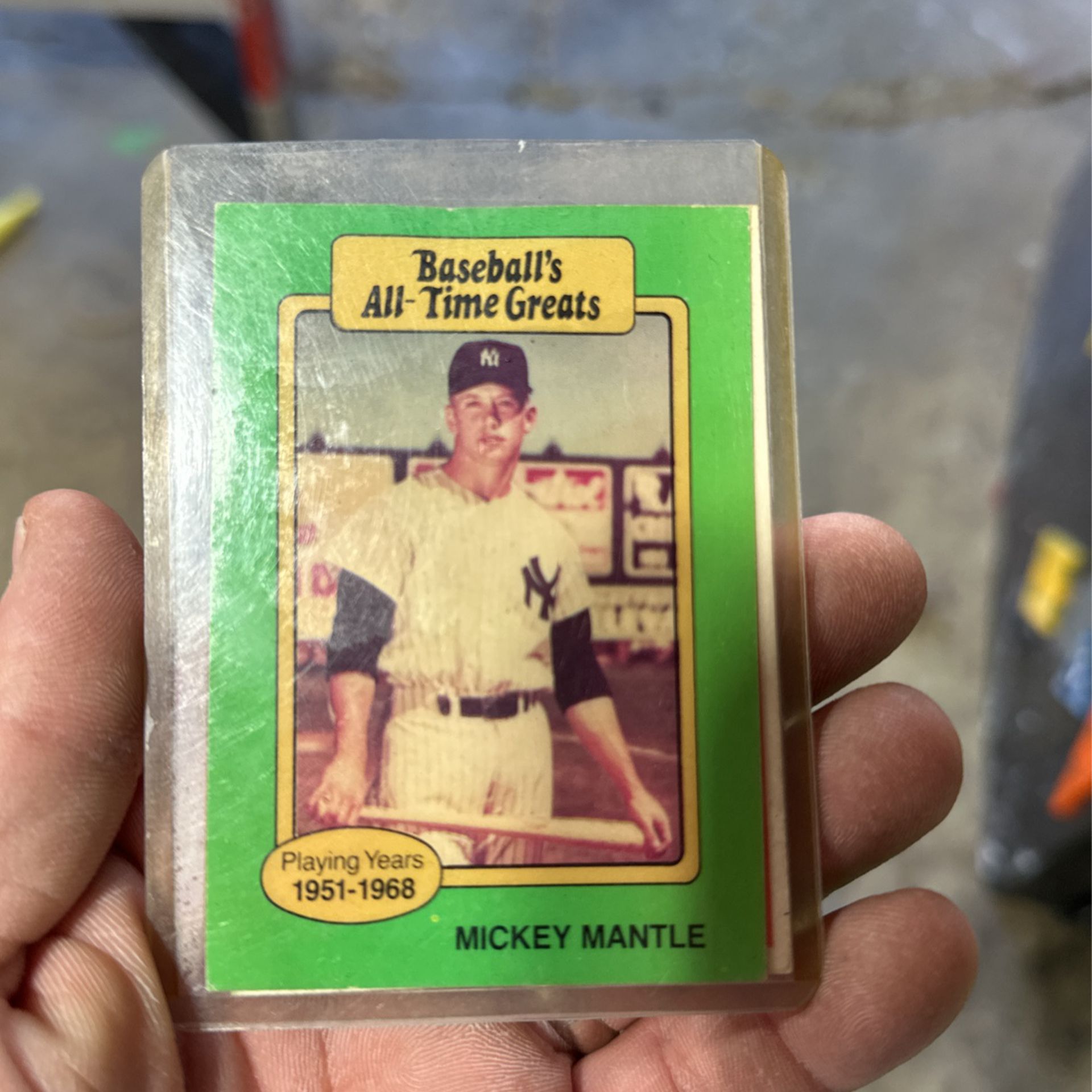 Baseball Card Mickey Mantle
