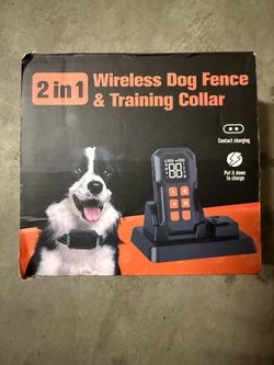 2-in-1 Wireless Dog Fence & Training Collar