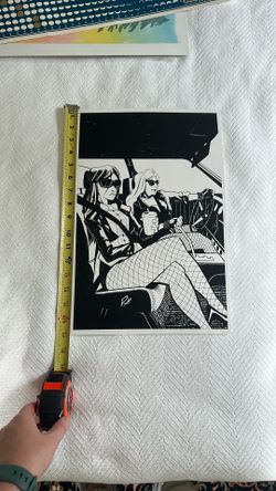 Signed Print Of Zatana And Black Canary