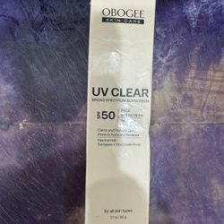 Obogee UV Clear Face Sunscreen 50g