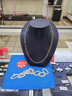 Diamond Cut Figaro Chain