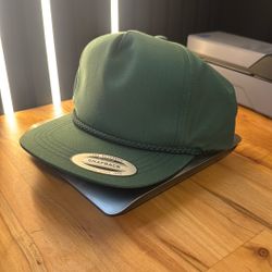 Green Unstructured Rope Baseball Cap