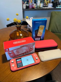 Nintendo Switch Lite with Carrying Case - New
