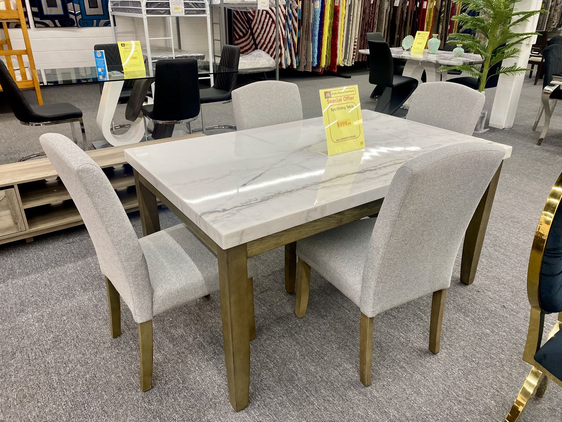 5p Dinning Table Set $999