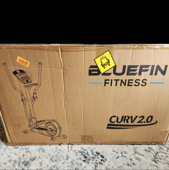 Bluefin Fitness CURV 2.0 Elliptical Cross Trainer | Home Gym | Exercise Step Machine | Air Walker - Weight Loss