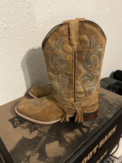 Women’s Laredo Leather Cowgirl Boots Size 11