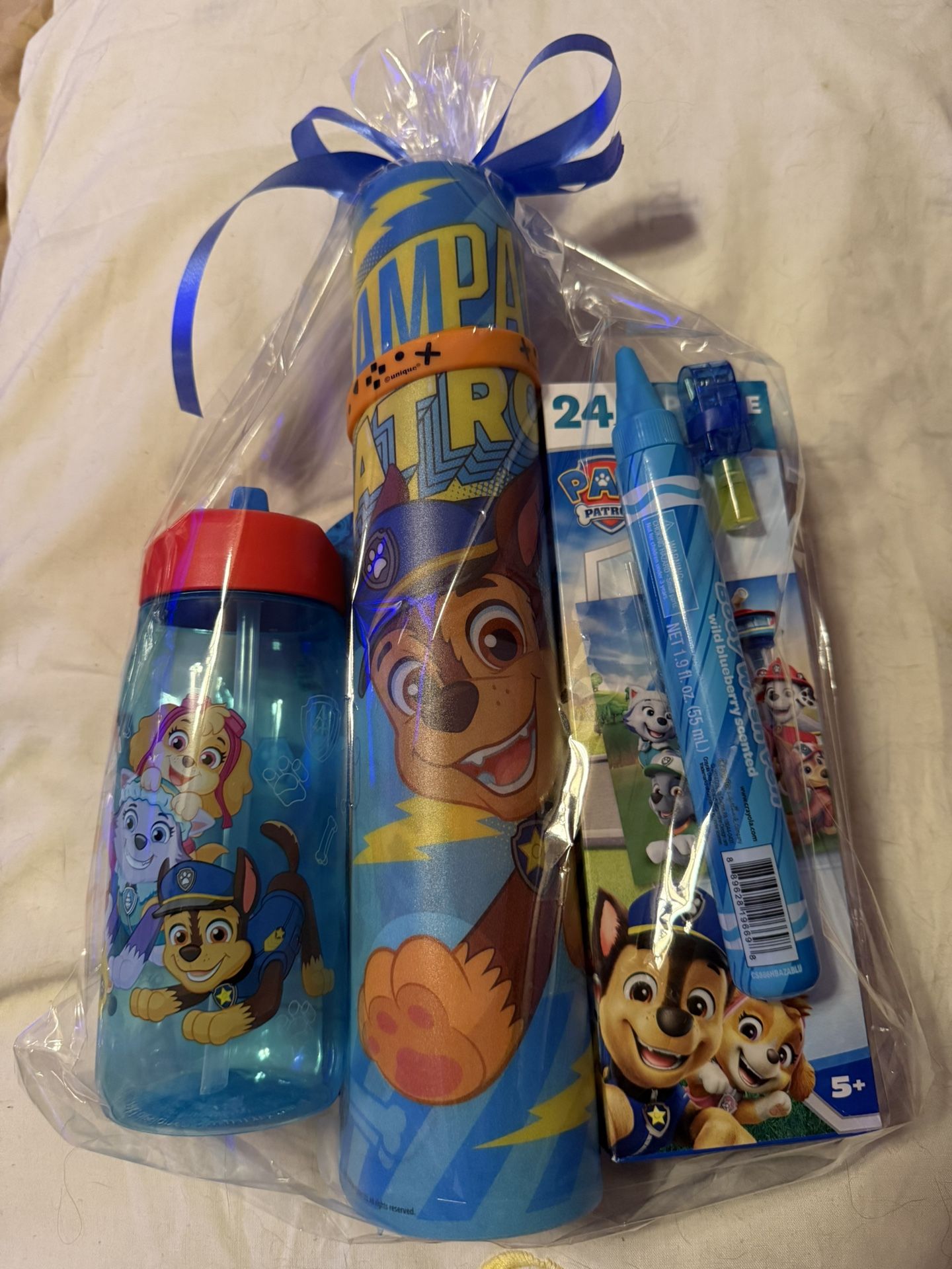 Adorable Paw Patrol Gift Basket ! Perfect For A Christmas Gift Or A Birthday Gift
