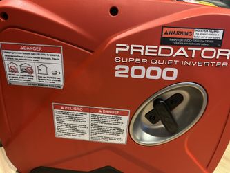 brand New Silent 2000 W Generator From Harbor Freight