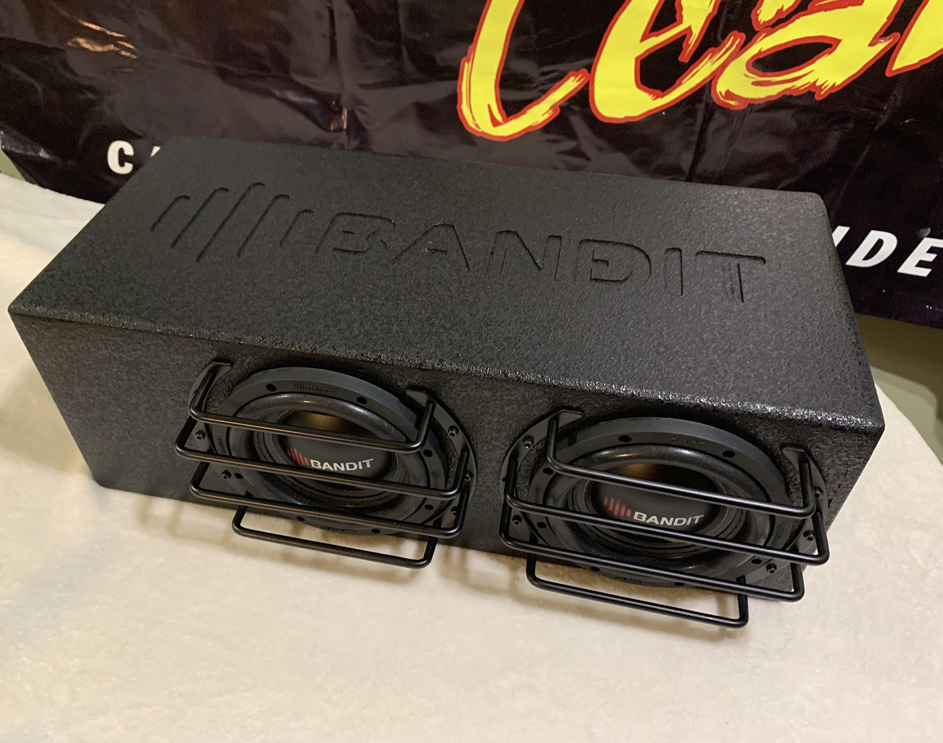 Brand New 6.5” Car Audio Subwoofers + Tune Port Enclosure $220 Each