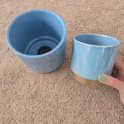 2pc Small Flower Pots