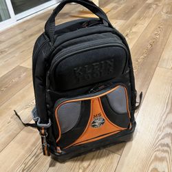 Klein Tools Tradesman Pro Tool Bag Backpack, 39 Pockets, Black, 14-Inch