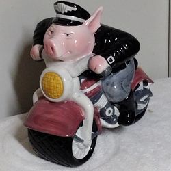 Harley Davidson cookie jar
