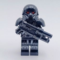 LEGO Star Wars Dark Trooper Minifigure Blaster Weapon Armor with 2 Knobs & Helmet