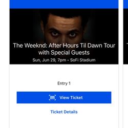 The Weeknd Tickets
