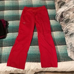 Red Scrub Bottoms