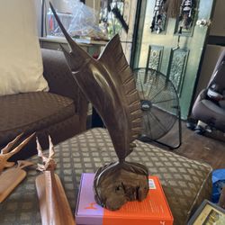 Ironwood Swordfish Figure