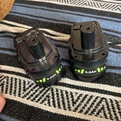 Ryobi 18v 9ah Batteries 