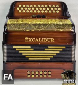 Acordeon EXCALIBUR🪗FA🪗3-SWITCHES