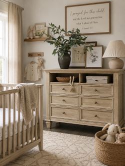 Beautiful Pottery Barn Inspired Dresser/Media/Nursery