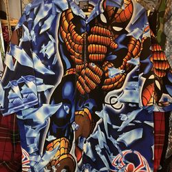 Marvel Spiderman Sz M Vintage Rap Tour Merch Band