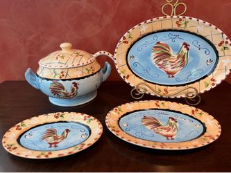 Soup Tureen/ Serving Platters