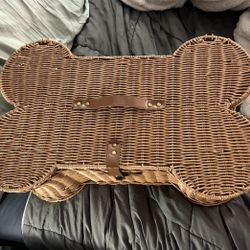Dog Bone-Shaped Toy Basket