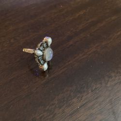 Vintage Cluster Ring Leo Feeney Style 