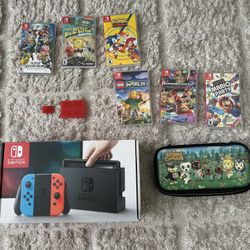 Nintendo Switch With Accessories 