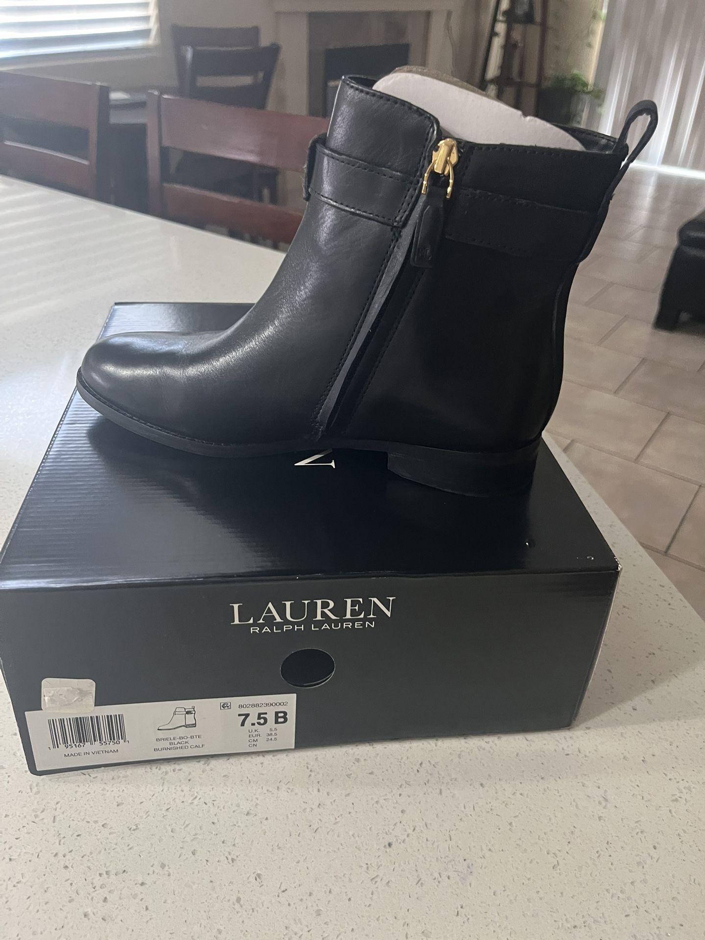 Ladies Ankle Boots Black Size 7 1/2