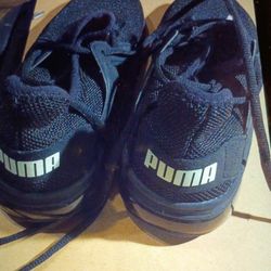 PUMA  MEN'S ELECTRON STREET BLACK SNEAKERS SIZE 8.5