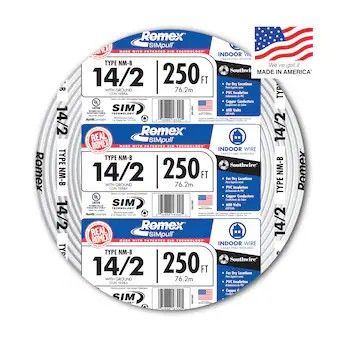 14-2 Romex Wire 250 Ft