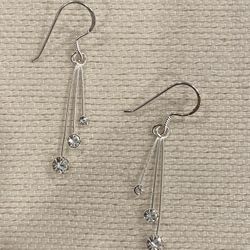 New Sterling Silver Dainty Earrings