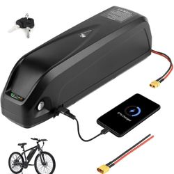 H HAILONG Ebike Battery 52v 15Ah for Electric Bike/Bicycle Motor Kit, 52 Volt Lithium Battery for 200W-1200W Motor with 58.8V 2A 3-Pin XLR Charger 30A