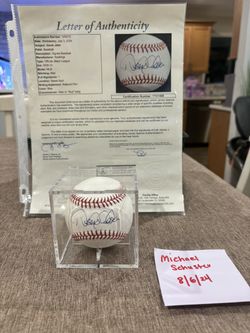 Derek Jeter Signed Baseball With Coa