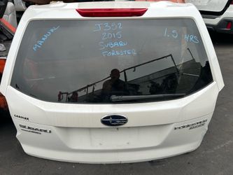 Subaru Forester Tailgate Trunk Lid White 2014 - 2016 ; J352
