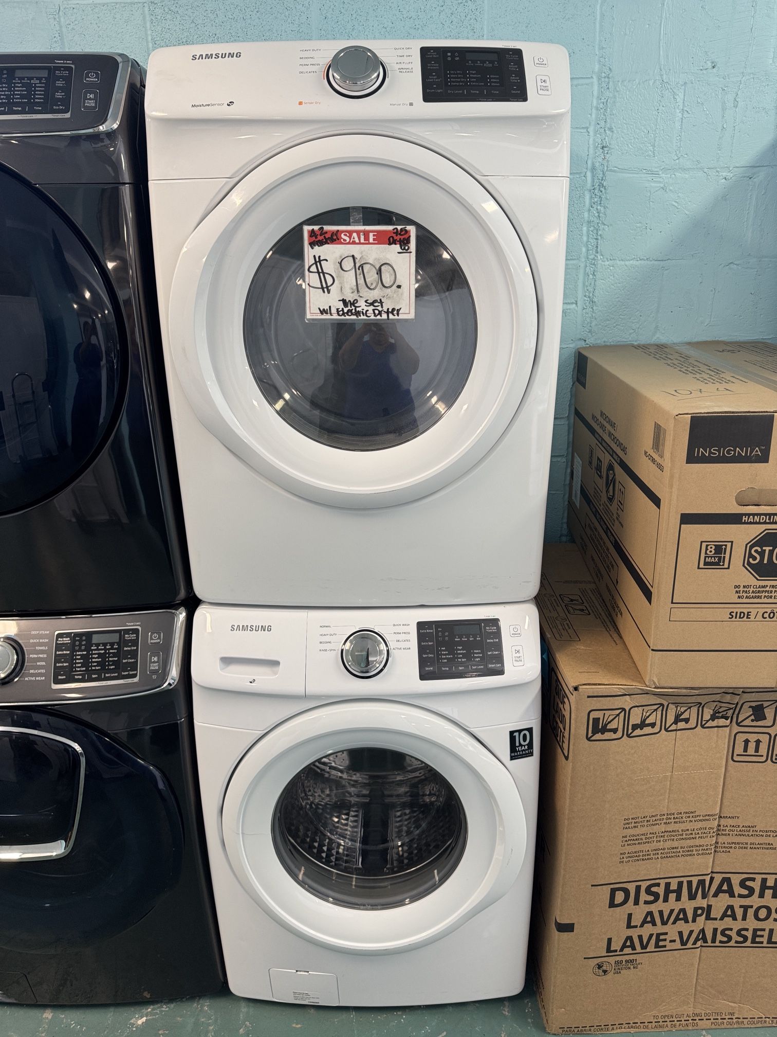 Samsung Front Load Washer And Dryer Set 20% Off Discount