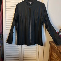 Leather Look Jacket