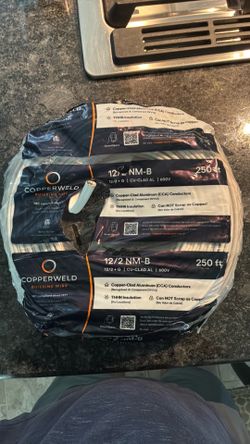 Copper weld 12:2 electric wire