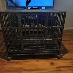Steel Square Dog Cage
