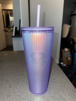 Starbucks Tumbler 2023 Fall Lilac Iridescent