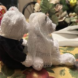 Groom And Bride Beanie Baby 