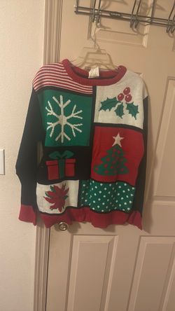 Ugly Christmas Sweater Knit Pullover medium